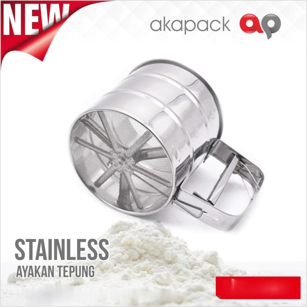 Ayakan Gelas Stainless — Kitchen Set · grosir kemasan Akapack