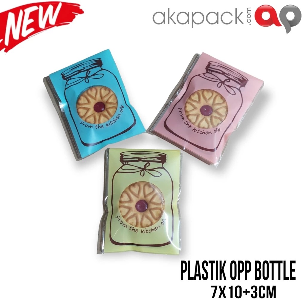 Bag Bottle Blue 7X10+3Cm — Kemasan Bag Flexibel, Standing Pouch, Gusset, & Sachet · grosir kemasan Akapack