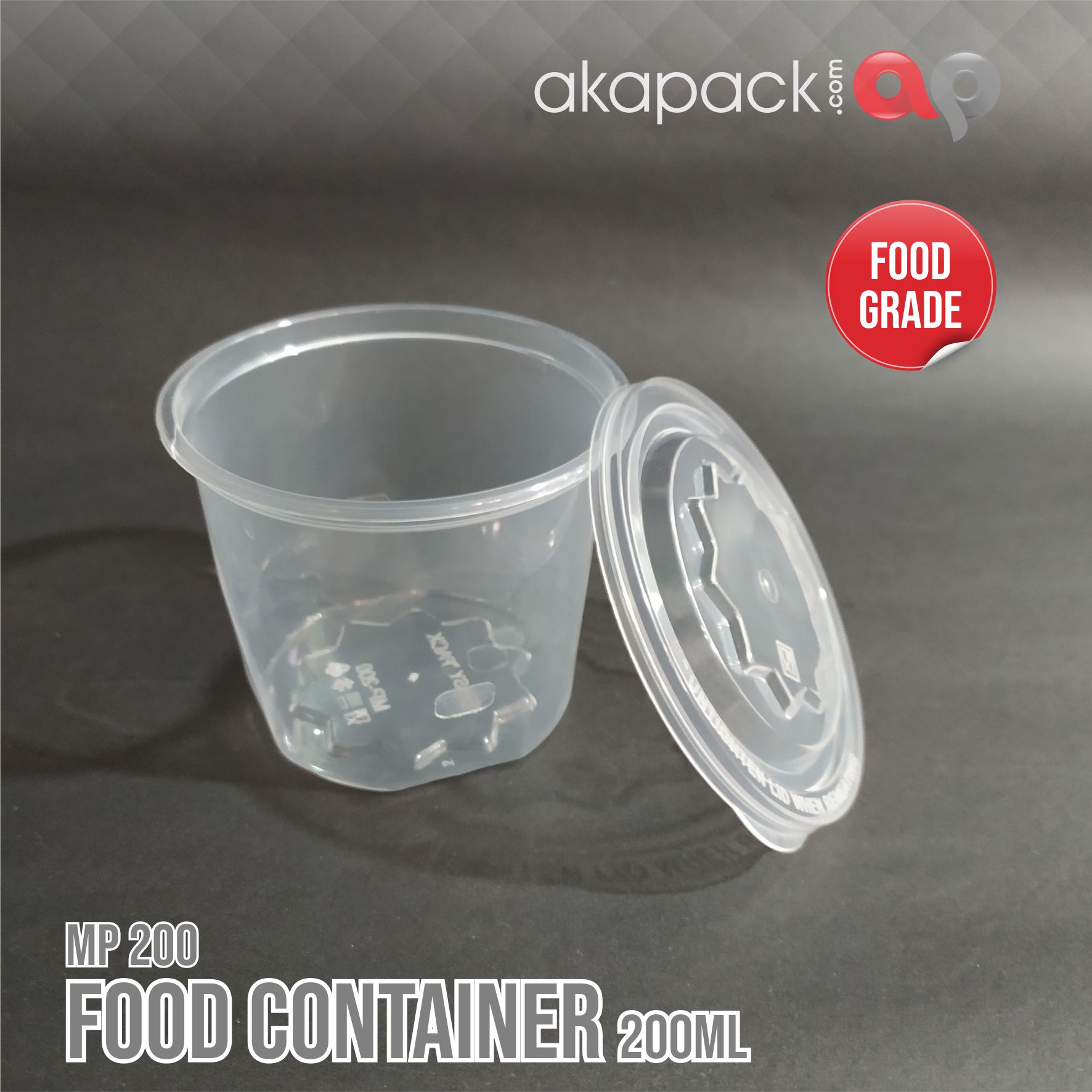 Easypack Thinwall Mp-200 Isi 25Pcs — Wadah Thinwall Plastik · grosir kemasan Akapack