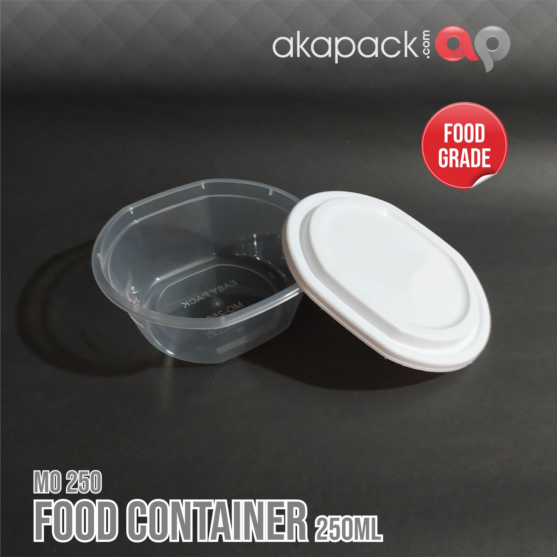 Easypack Thinwall Mo-250 Isi 25Pcs — Wadah Thinwall Plastik · grosir kemasan Akapack