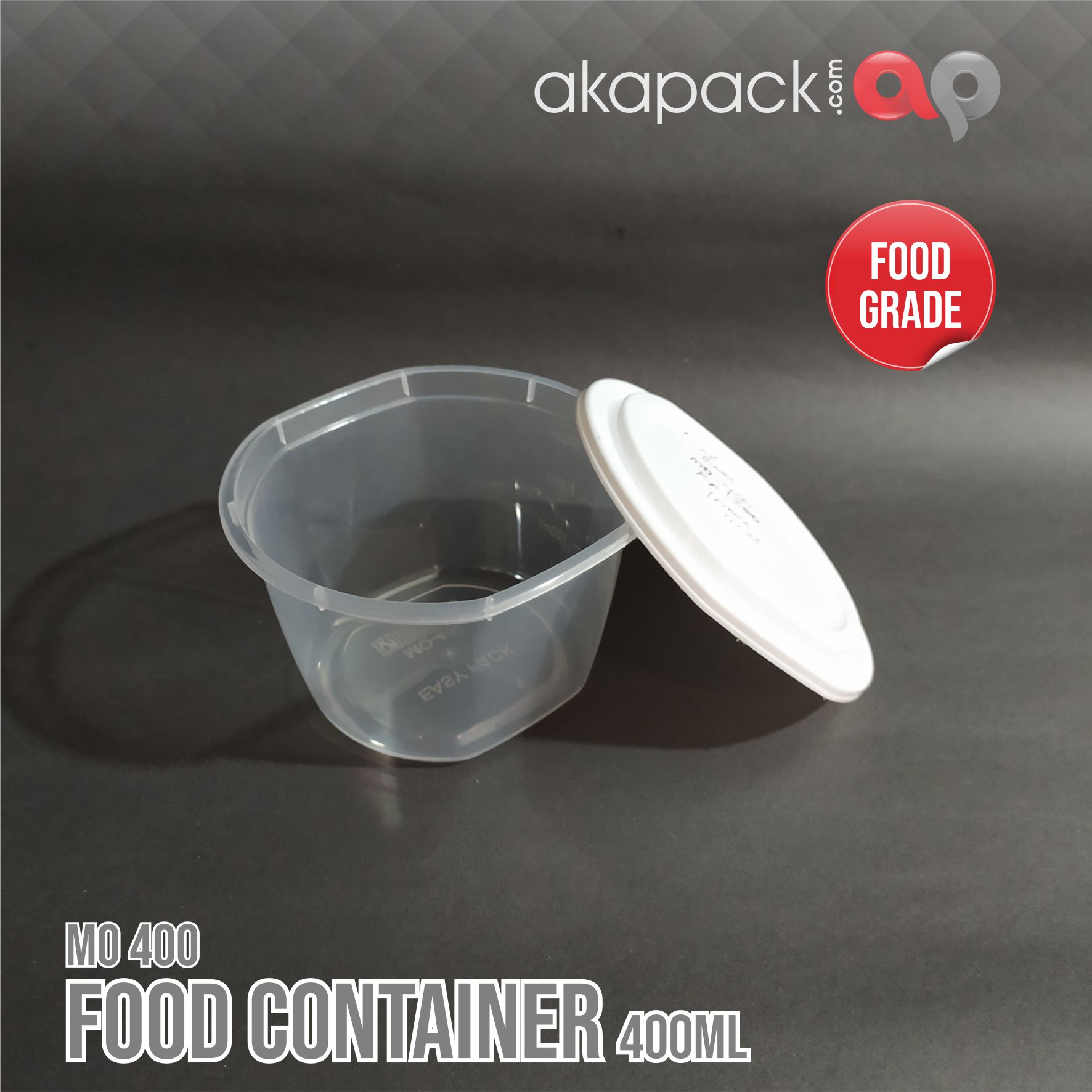 Easypack Thinwall Mo-400 Isi 25Pcs — Wadah Thinwall Plastik · grosir kemasan Akapack