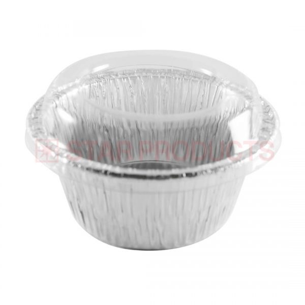 Alu Star 3404P Isi 10Pcs — Cup Alu Foil / Tahan Panas · grosir kemasan Akapack