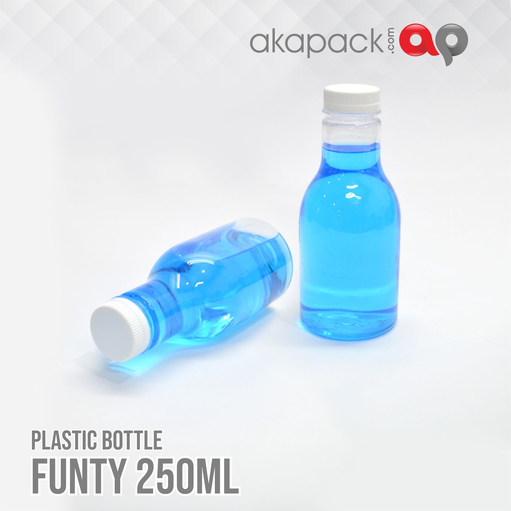 Botol Funty 250Ml 14gr — Botol, Toples / Jar & Tabung Plastik · grosir kemasan Akapack