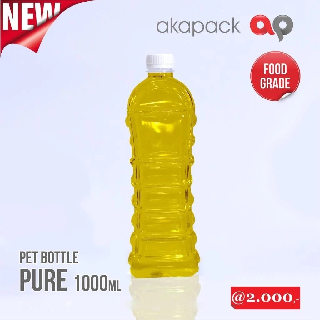 Botol Fure 1000Ml — Botol, Toples / Jar & Tabung Plastik · grosir kemasan Akapack