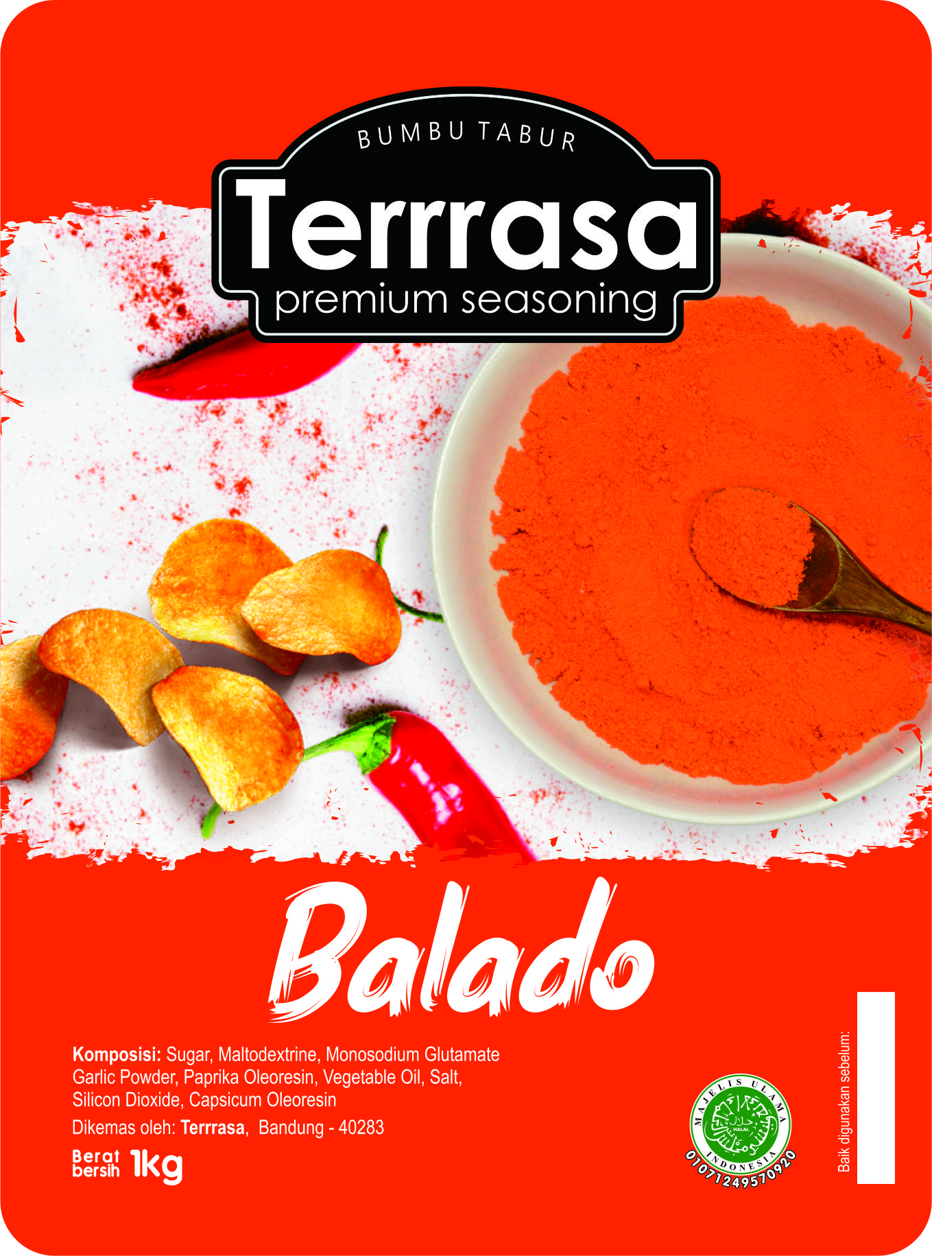 Bumbu Tabur Balado — Aneka Bumbu Tabur/seasoning For Snack · grosir kemasan Akapack