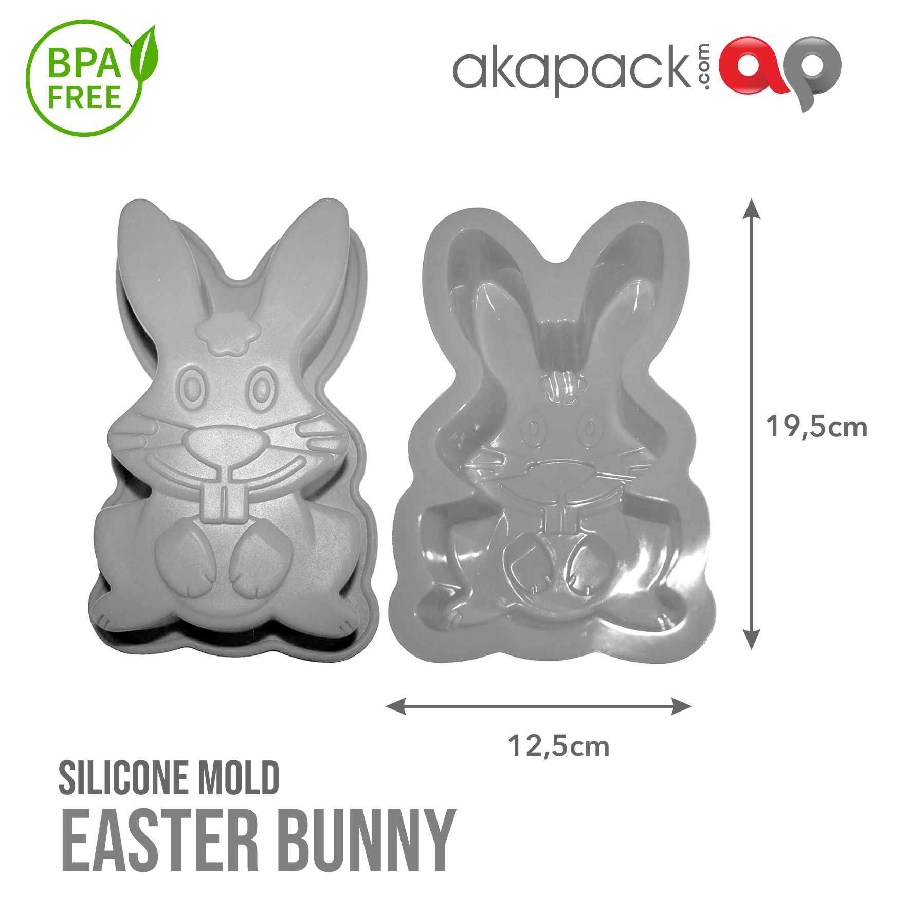 Silicone Animal Abu — Silikon · grosir kemasan Akapack