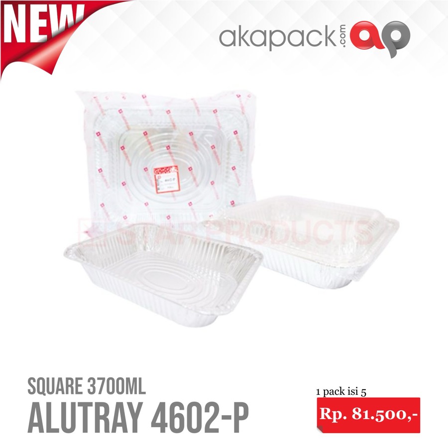 Alu Star 4602-P Isi 5pcs — Cup Alu Foil / Tahan Panas · grosir kemasan Akapack