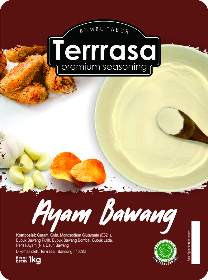 Bumbu Tabur Ayam Bawang — Aneka Bumbu Tabur/seasoning For Snack · grosir kemasan Akapack