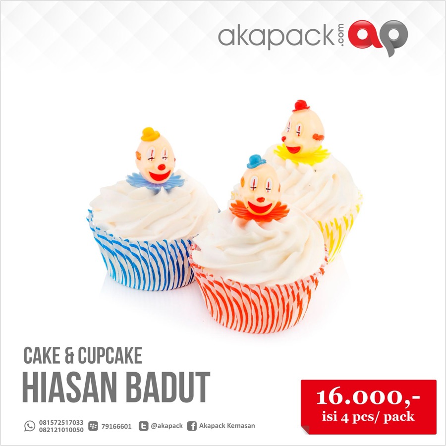 Hiasan Badut — Aksesoris · grosir kemasan Akapack