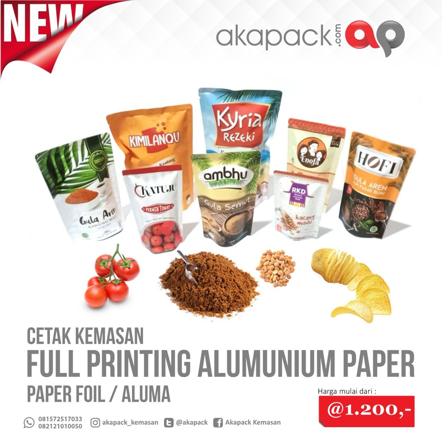 Bantal Aluma 13x16 — Cetak Kemasan Aluma · grosir kemasan Akapack