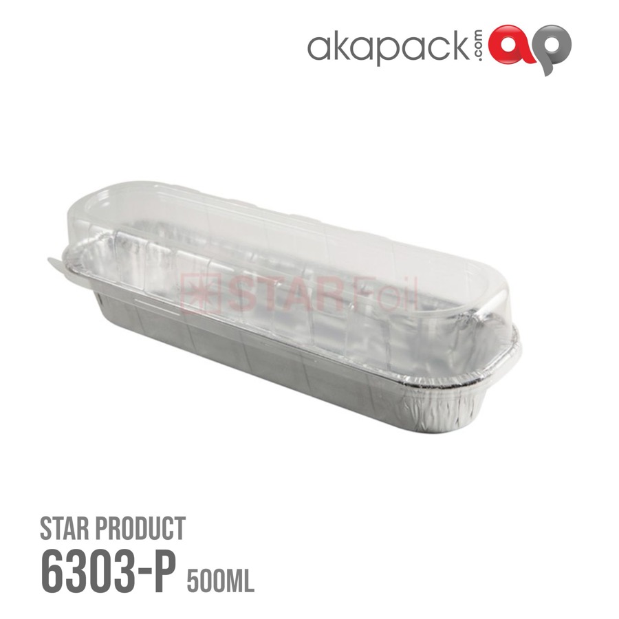 Alu Star 6303Pisi 5Pcs — Cup Alu Foil / Tahan Panas · grosir kemasan Akapack