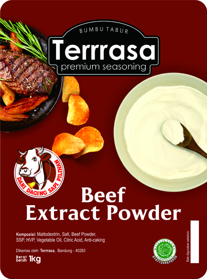 Beef Extract Powder 500Gr — Aneka Bumbu Tabur/seasoning For Snack · grosir kemasan Akapack