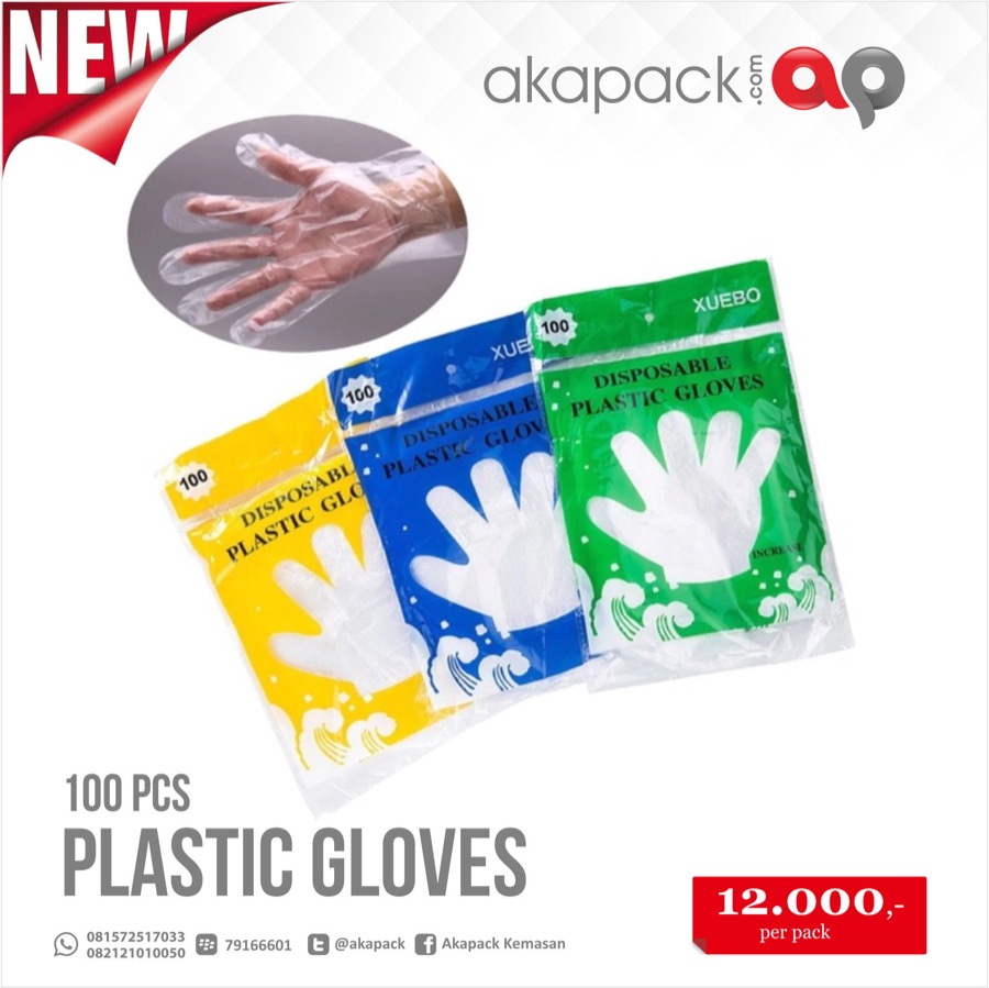Sarung Tangan Plastik — Aksesoris · grosir kemasan Akapack