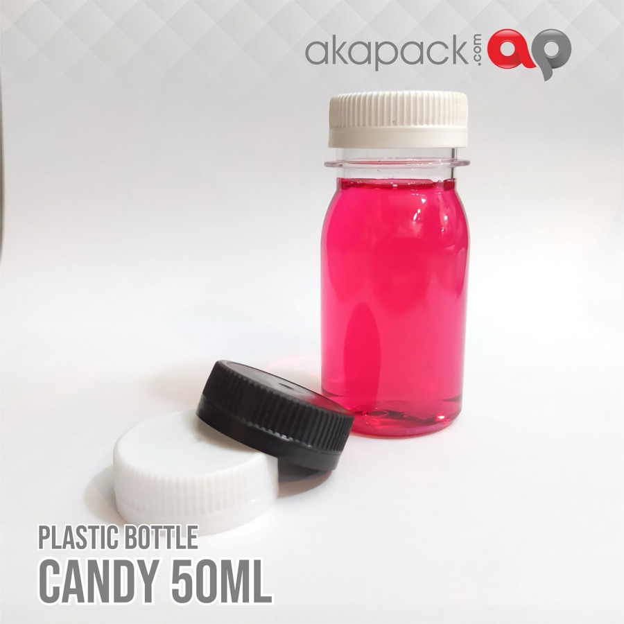 Botol Candy 50Ml — Botol, Toples / Jar & Tabung Plastik · grosir kemasan Akapack