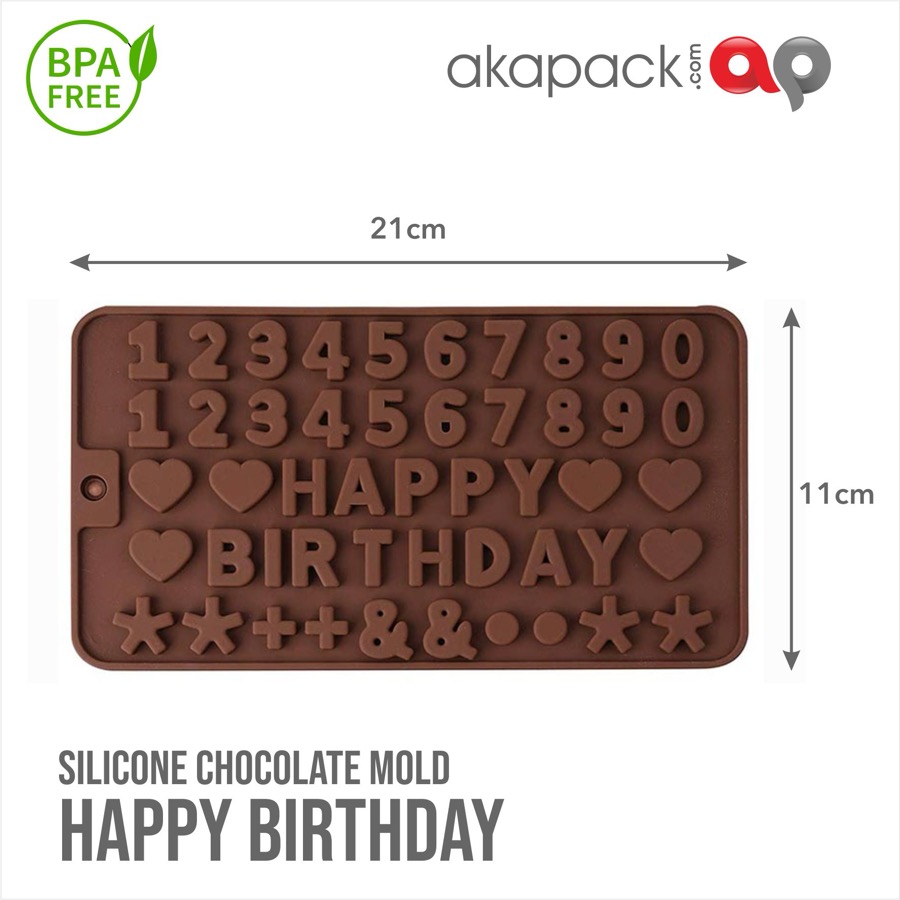 Cetakan Silikon Birthday — Silikon · grosir kemasan Akapack